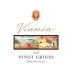 Viansa Winery Pinot Grigio 2009 Front Label