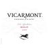 Vicarmont Vineyards & Winery Merlot 2007 Front Label