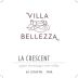 Villa Bellezza Winery and Vineyards Upper Mississippi River Valley La Crescent 2015 Front Label