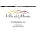 Villa del Monte Winery Moon Vineyard Merlot 2008 Front Label