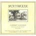 Spottswoode Cabernet Sauvignon 2000 Front Label