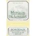 Marquis de Chasse Bordeaux Blanc 2002 Front Label