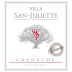 Villa San-Juliette Reserve Grenache 2013 Front Label