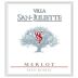 Villa San-Juliette Merlot 2012 Front Label