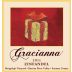 Gracianna Winery Bacigalupi Vineyard Zinfandel 2011 Front Label