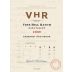 Vine Hill Ranch VHR Cabernet Sauvignon 2009 Front Label