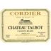 Chateau Talbot 1961 Front Label