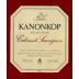 Kanonkop Cabernet Sauvignon 2000 Front Label