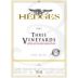 Hedges Family Estate Three Vineyards Red 2001 Front Label