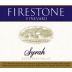Firestone Santa Ynez Syrah 2001 Front Label
