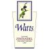 Watts Winery Old Vine Zinfandel 2010 Front Label