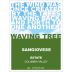 Waving Tree Winery and Vineyards Estate Sangiovese 2011 Front Label