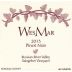 WesMar Winery Salzgeber Vineyard Pinot Noir 2013 Front Label