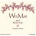 WesMar Winery Pinot Noir 2013 Front Label