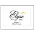 Elyse Syrah 2000 Front Label