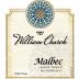 William Church Winery Malbec 2008 Front Label