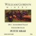 William Gordon Winery Petite Sirah 2011 Front Label