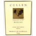 Cullen Mangan 2002 Front Label