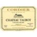 Chateau Talbot 1988 Front Label