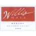 Willis Hall Merlot 2004 Front Label