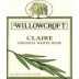 Willowcroft Vineyard Claire 2012 Front Label