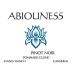 Abiouness Wines Stanly Ranch Pommard Clone Pinot Noir 2008 Front Label