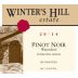 Winter's Hill Vineyard Estate Watershed Pinot Noir 2014 Front Label