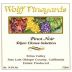 Wolff Vineyards Pinot Noir 2011 Front Label