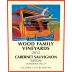 Wood Family Vineyards Cabernet Sauvignon Especial 2012 Front Label