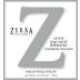 Zerba Cellars Semi Sweet Riesling 2015 Front Label