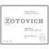 Zotovich Cellars Estate Chardonnay 2013 Front Label