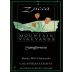 Zucca Mountain Vineyards Rocky Hill Sangiovese 2013 Front Label