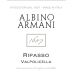 Albino Armani Ripasso Valpolicella 1607 2013 Front Label
