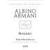Albino Armani Ripasso Valpolicella 1607 2008 Front Label