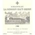 Chateau La Mission Haut-Brion 1990 Front Label