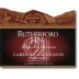 Rutherford Hill Napa Valley Cabernet Sauvignon 1997 Front Label