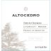 Altocedro Ano Cero Cabernet Sauvignon 2013 Front Label