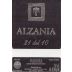 Alzania 21 del 10 2007 Front Label