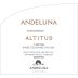 Andeluna Altitud Chardonnay 2013 Front Label