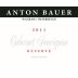 Anton Bauer Reserve Limited Edition Cabernet Sauvignon 2011 Front Label