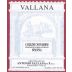 Vallana Colline Novaresi Spanna 2013 Front Label