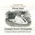 Joseph Swan Cuvee de Trois Pinot Noir 2009 Front Label