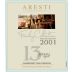 Aresti Family Collection Cabernet Sauvignon 2001 Front Label