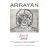 Arrayan Syrah 2005 Front Label