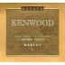 Kenwood Estate Merlot 1996 Front Label