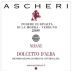 Ascheri Dolcetto d'Alba 2009 Front Label