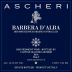 Ascheri Barbera d'Alba 2014 Front Label