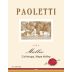 Paoletti Malbec 2009 Front Label