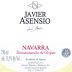 Javier Asensio Reserva 2005 Front Label
