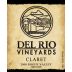 Del Rio Vineyards Claret 2008 Front Label